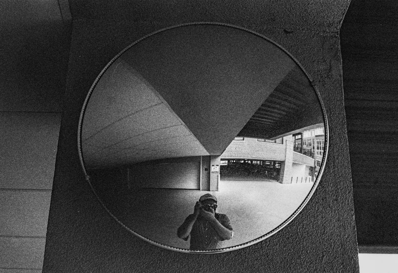 If you see a curved mirror you have to take a selfie in it. It’s photography law I’ve been told